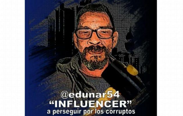 Eduardo Narváez fue multado con 5 dólares por criticar al presidente Juan Carlos Varela. Foto: @Edunar54.
