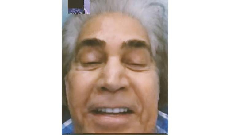 La imagen compartida por su hija Génesis. 