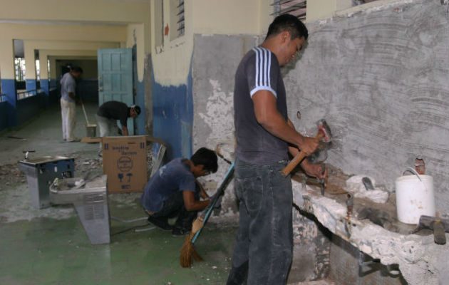 Colegios no estarán listas para el año lectivo 2019. Foto/Archivo