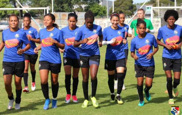Equipo femenino panameño. Foto:Fepafut