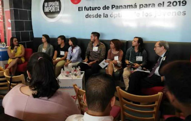 El foro con el tema "El futuro de Panamá para el 2019 desde la óptica de los jóvenes" abordó temas de interés.