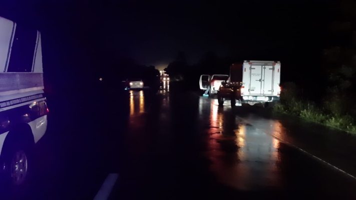 El accidente de tránsito (atropello a peatón) se dio el sábado en horas de la noche en un sector en el que no hay luminarias.