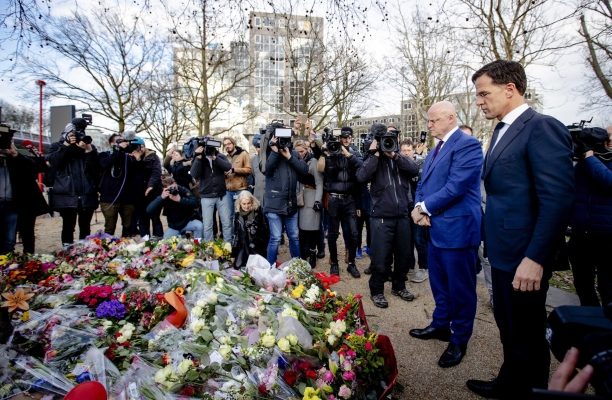 Este miércoles en Holanda se celebran elecciones locales, consideradas en cierto modo una prueba de fuego para Rutte, y hay expectación sobre cómo puede afectar este tiroteo a la intención de voto. FOTO/EFE