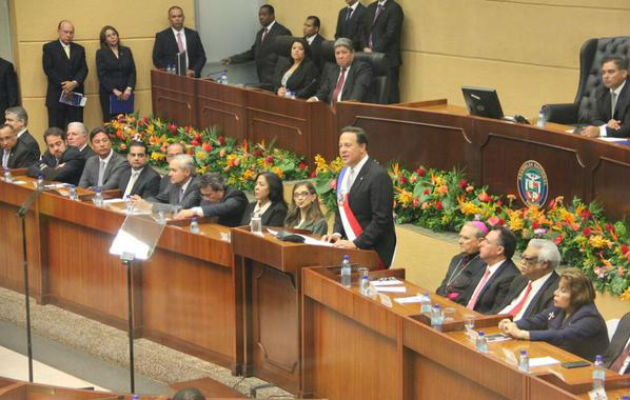 El presidente de la República, Juan Carlos Varela rinde informe a la Nación.