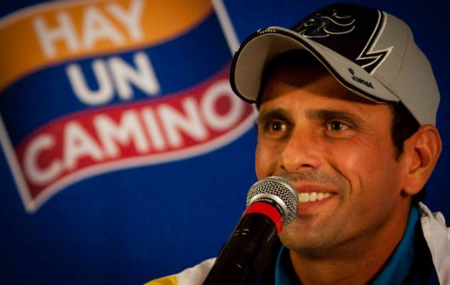 El líder opositor venezolano Henrique Capriles. 