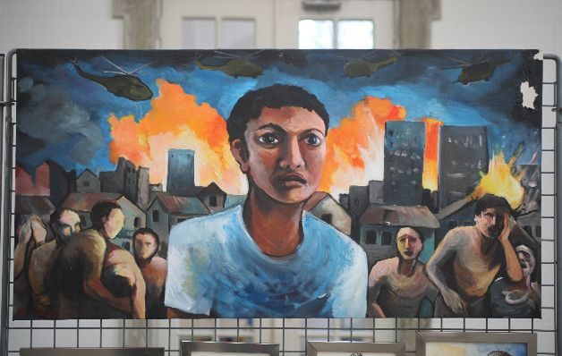 La pintura y la música fueron su grito de guerra 