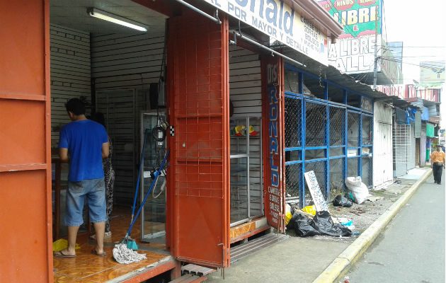 Este miércoles los negocios estaban cerrados. /  Foto: Mayra Madrid