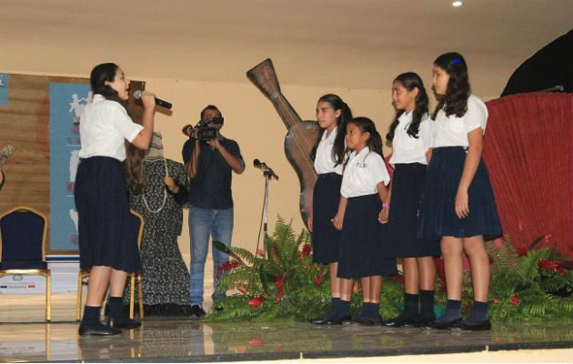 Participaron alrededor de 200 niños de escuelas primarias de 14 regiones educativas del país.  /  Foto: Thays Domínguez