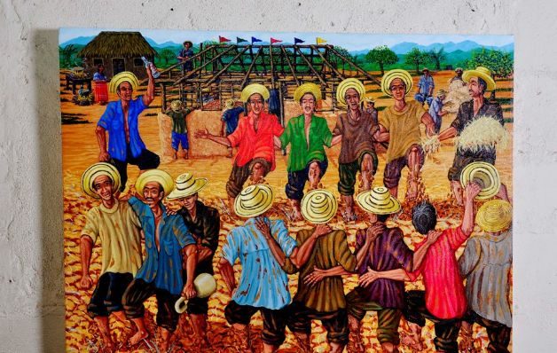 "Junta de embarra de Ño Chinto". 