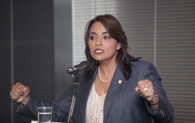 Uno de los cambios en el Ejecutivo fue el de Ada Romero, exministra de la Ampyme.  / Archivo