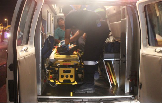 El accidente ocurrió la noche del sábado.  / Foto: José Adames