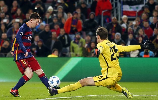 Messi goza del   momento que vive el Barcelona 