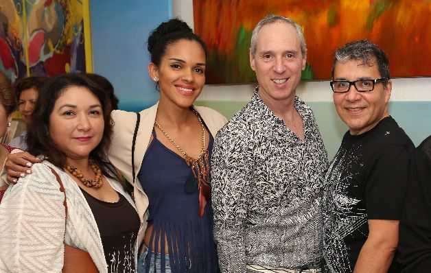 5. Mariana Samudio, Marcela de Baiz, Ken Gilberg y Álvaro Levy.  