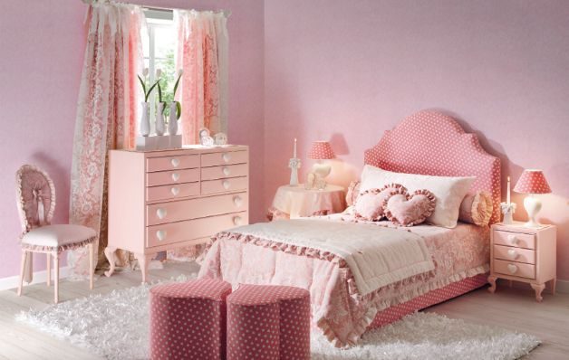 El cuarto en tonos rosados no solamente es para bebés, también es para adolescentes. / Archivo
