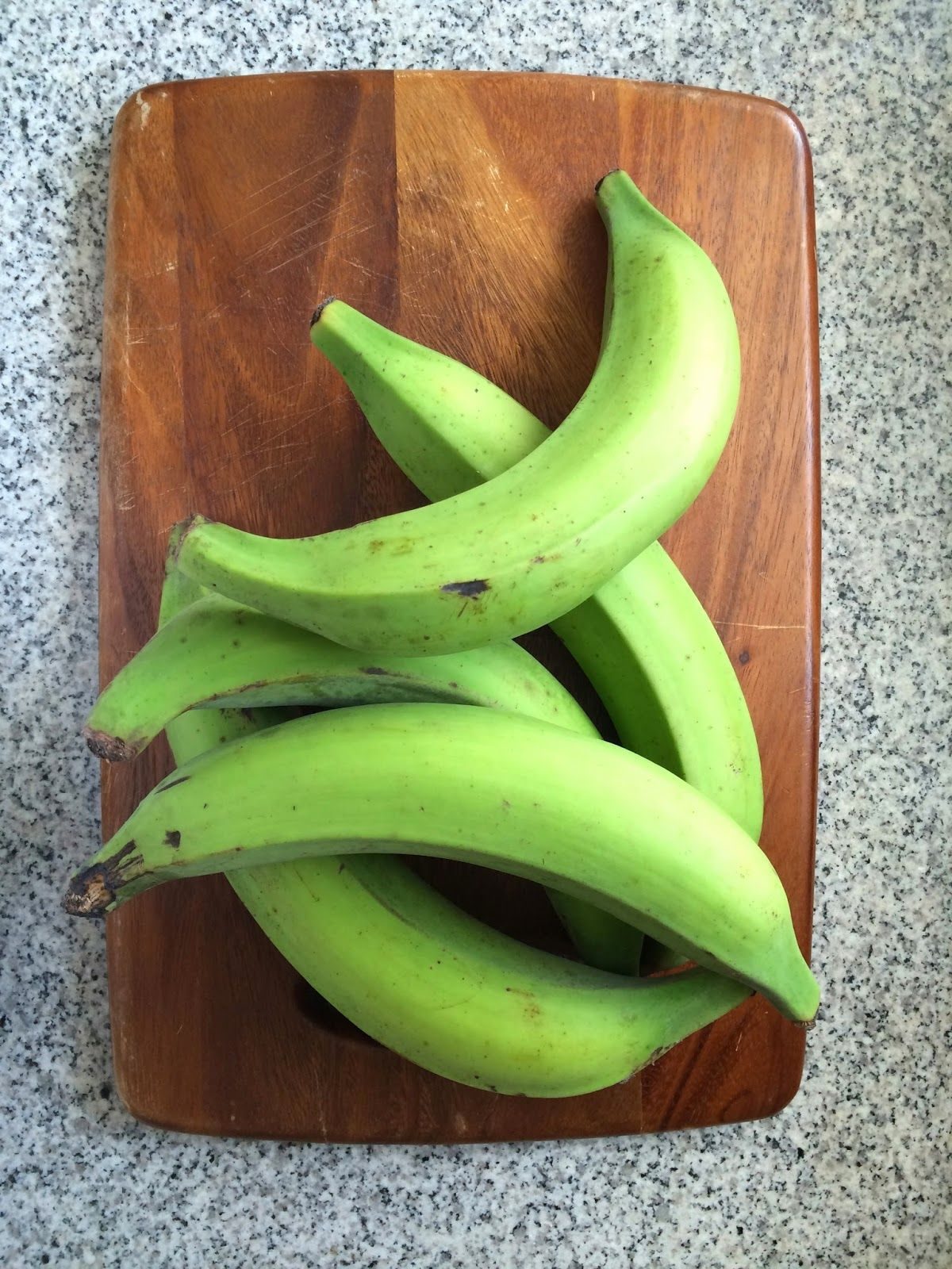 Crema de zapallo y  plátano verde 