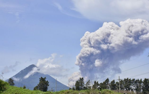 Volcán Santiaguito. Foto/ EFE