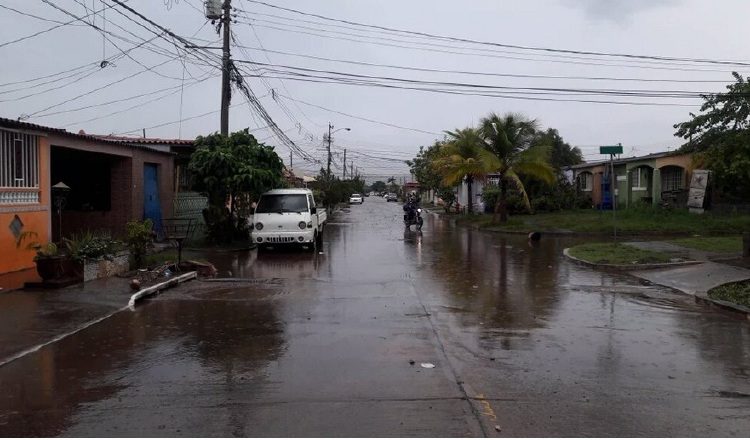 Sector de la urbanización Don Bosco afectado por la lluvia. /Foto Cortesía