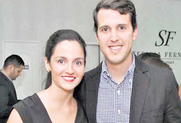 8. Odette Baquero y Alejandro González.