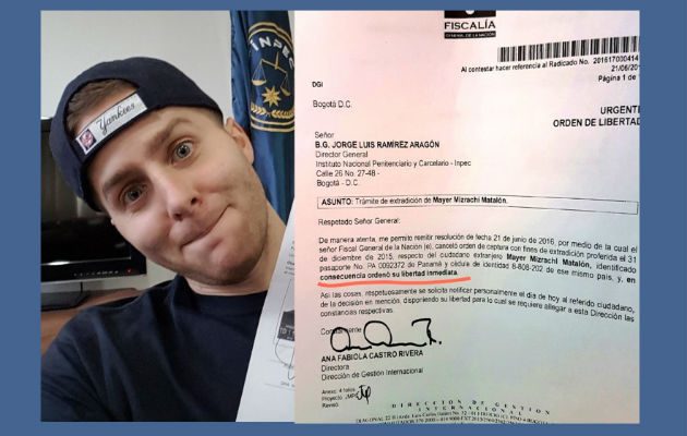 Mostró documentos que confirman la legalidad de su salida de la cárcel La Picota.