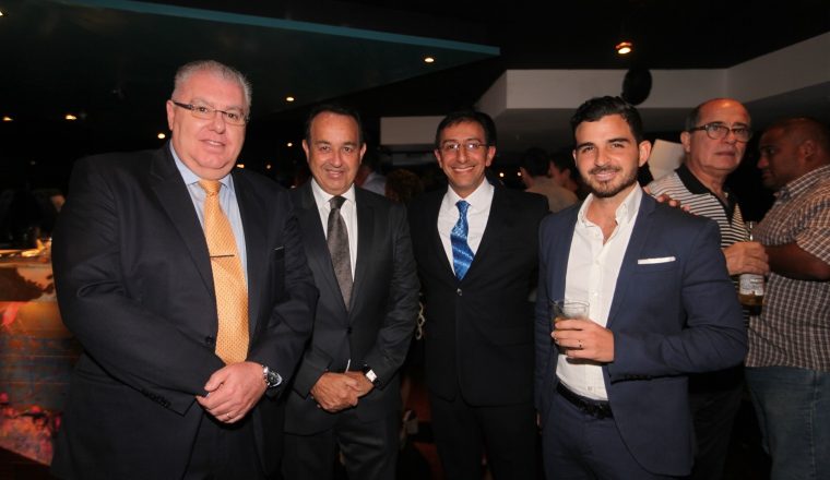 4. Juan José Rivas , Jacobo Pesso, Guil Pesso y  Gustavo Montealegre.