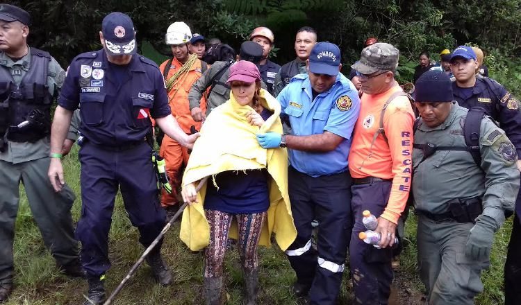 La joven fue ubicada en la cordillera de Talamanca, en el Parque Internacional La Amistad. Mayra Madrid 