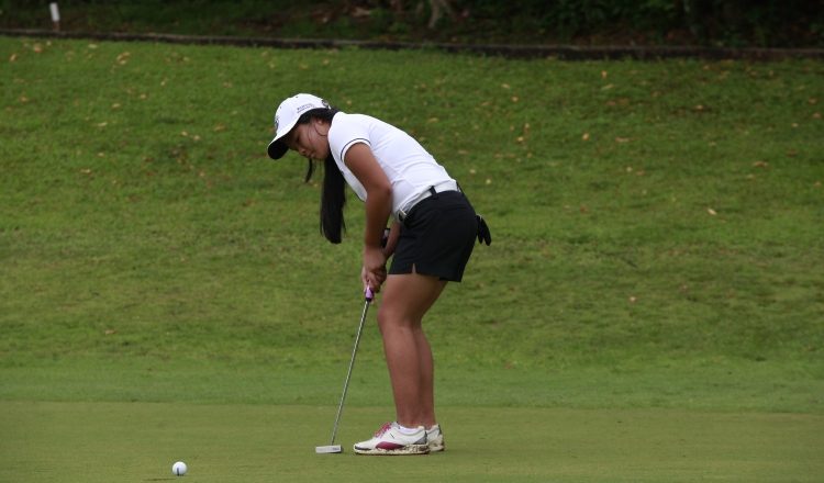 Ana Raquel Sanson en un torneo nacional. Anayansi Gamez