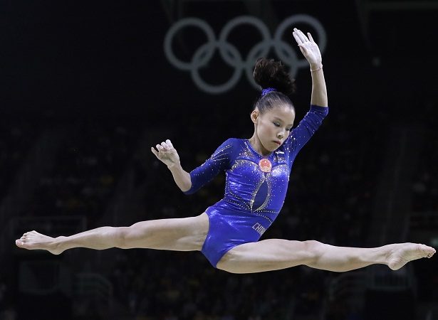Shang Chunsong en una de sus rutinas. Foto/AP