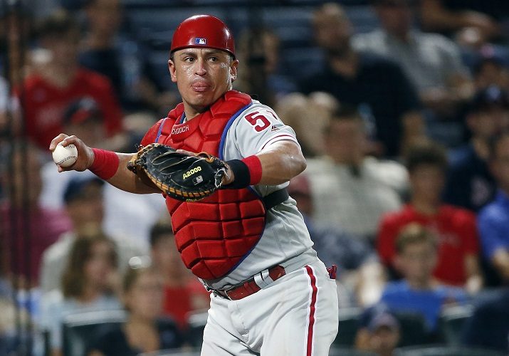 Ruiz ganó la Serie Mundial con los Filis en 2008. Foto/AP