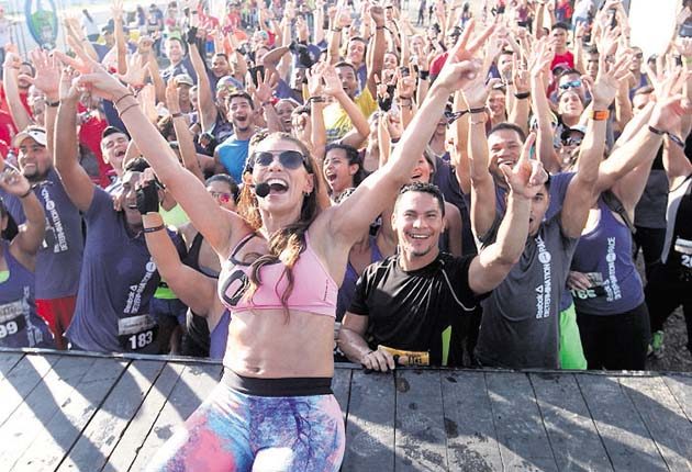 6. Durante los entrenamientos previos a la carrera /Foto Alcides Rodríguez