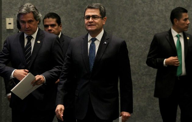 Presidente hondureño, Juan Orlando Hernández. FOTO/EFE