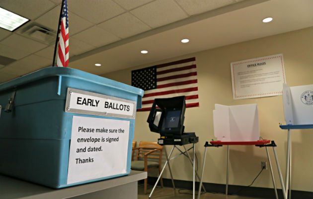 Los votantes registrados en Carolina del Norte (sureste de EE.UU.) pueden solicitar las boletas de votación a la Junta Estatal de Elecciones. FOTO/AP