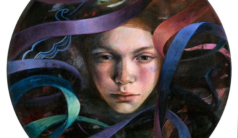 "Pensamientos envolventes" (mixta sobre lienzo). /Foto: Cortesía
