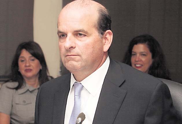 El funcionario durante la sustentación del presupuesto para 2017. /Foto Víctor Arosemena