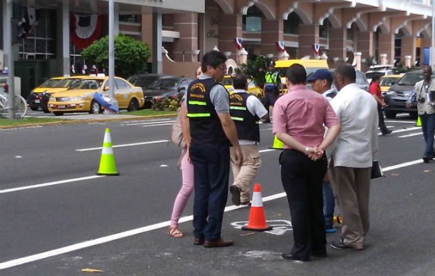 Durante la investigación en el lugar de los hechos
