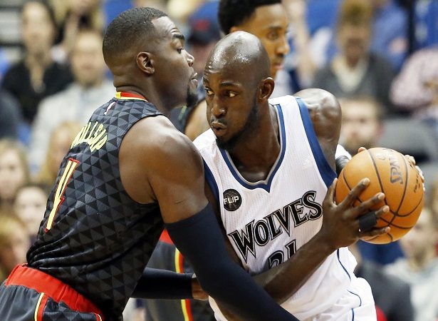 Kevin Garnett durante un partido. Foto/AP