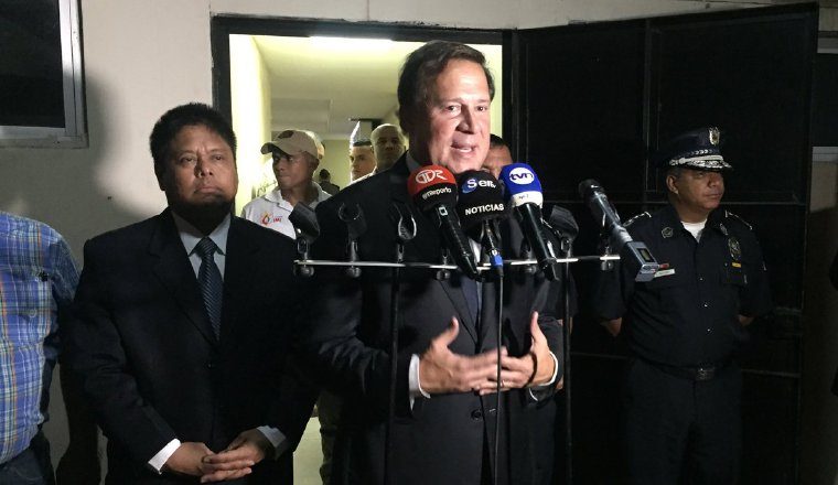 Varela encabezó el Consejo de Seguridad en Colón. /Foto Archivo 