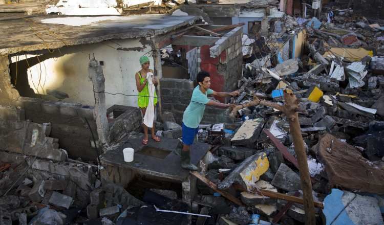 Las ciudades de Jeremie y Les Cayes syfrieron la mayor destrucción  a consecuencia del huracán de categoría 4. /Foto EFE