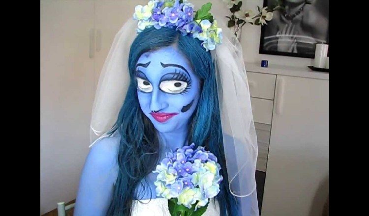 Emily, de "La novia cadáver", tributo a Tim Burton. /Foto Archivo