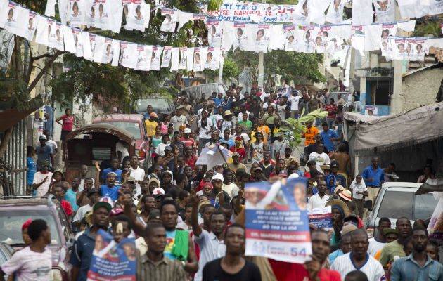 Haitianos exigen los resultados electorales y todos los candidatos se han declarado ganadores. FOTO/AP