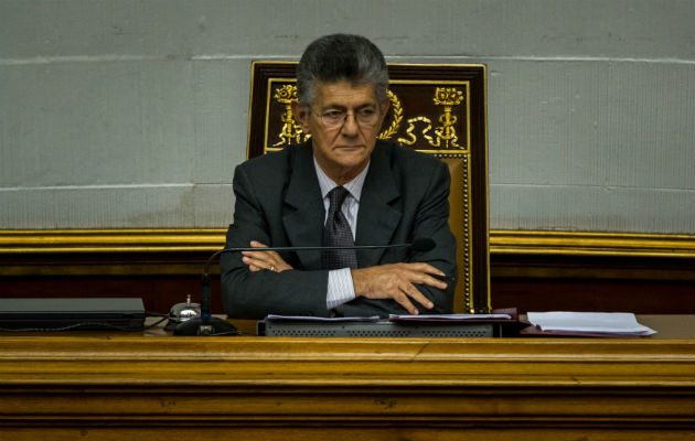 Henrry Ramos Allup, presidente de la Asamblea Nacional de Venezuela.