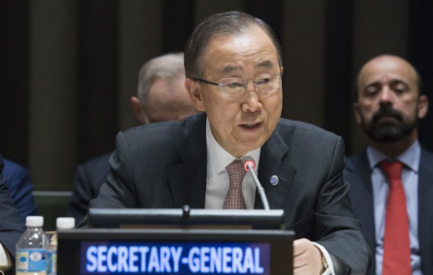 Ban Ki-moon, secretario general de Naciones Unidas. Foto/ EFE