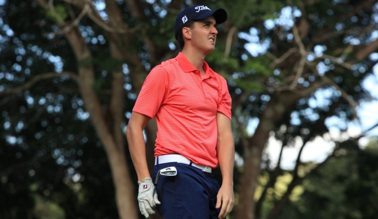 Mike Dunne durante un evento en el Club de Golf de Panamá. /Foto Anayansi  Gamez