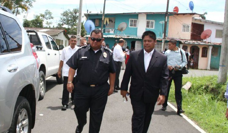Omar Pinzón y Alexis Bethancourt, durante un recorrido. Archivo