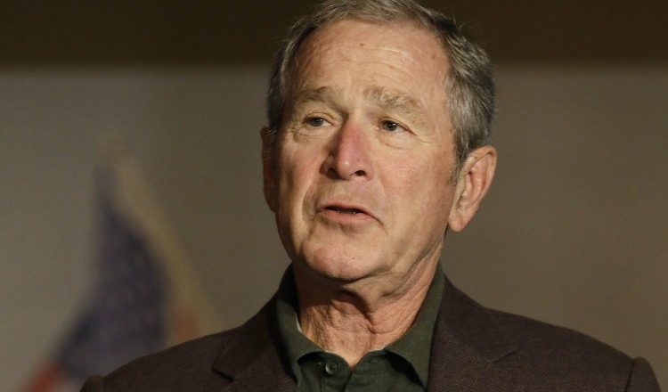 George W. Bush, en los  últimos años, había mantenido un bajo perfil político. /Foto AP