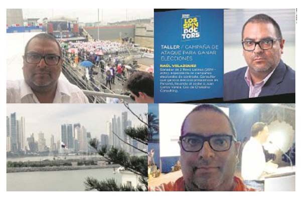 Raúl Velázquez, alias "El Chacal", participa  en eventos como la ampliación del Canal, reuniones del mandatario y festividades patrias. /Foto Internet