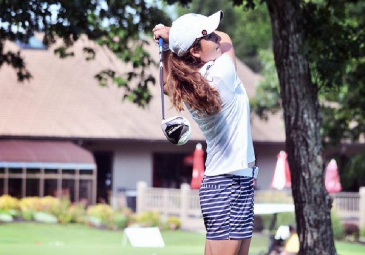 Restrepo es la única golfista profesional de Panamá.