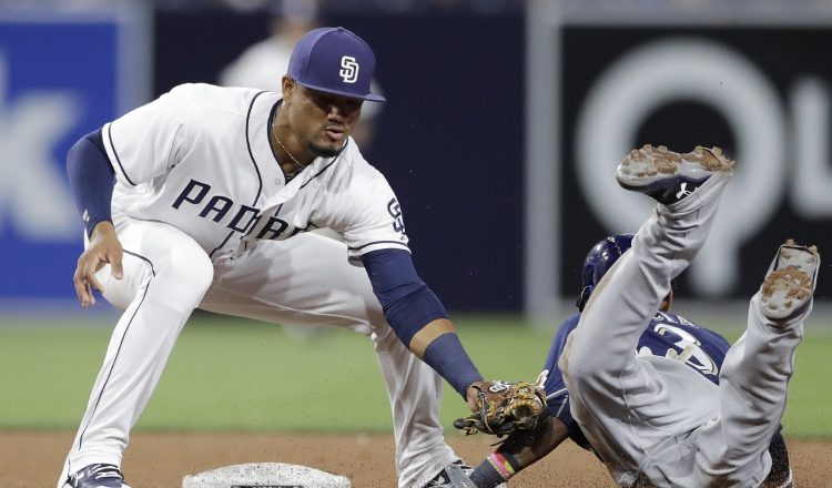 Allen Córdoba integró la alineación titular para el partido de ayer frente a los Diamondbacks de Arizona. /Foto AP