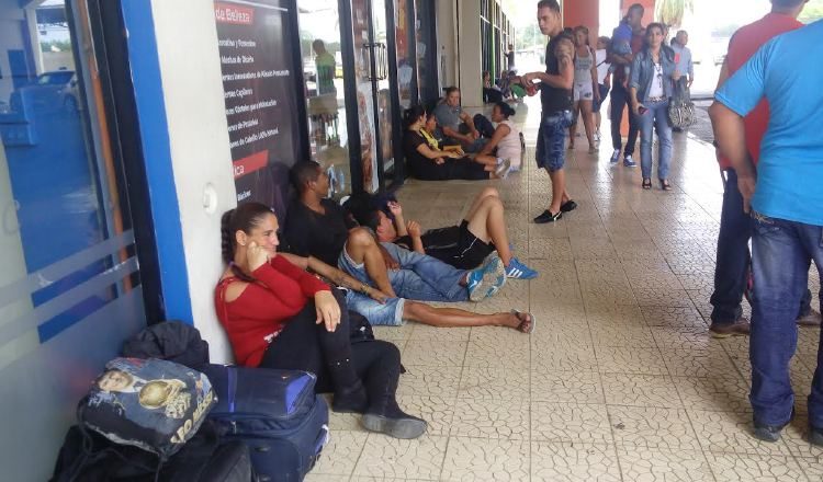 La mayoría de los cubanos que permanecen en el albergue son los que estaban en Cáritas Panamá. /Foto José Vásquez