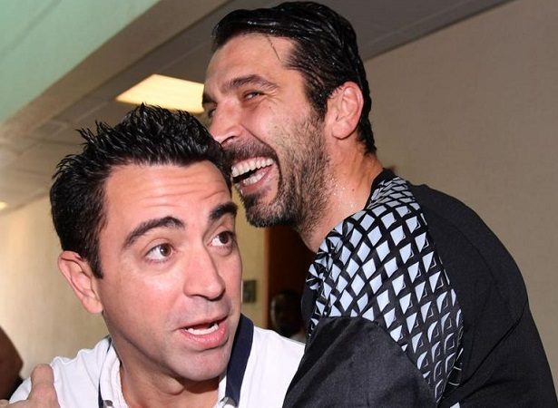 Xavi sacó a relucir su pasado en el Barca. 