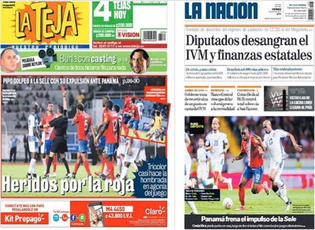 En Costa Rica no quedaron conformes. 